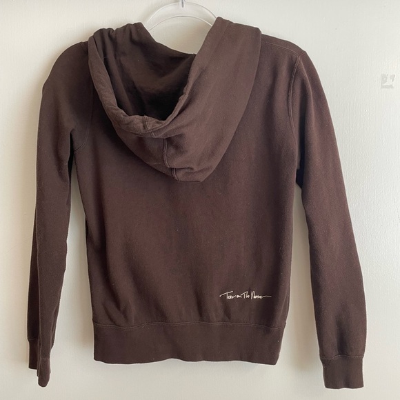Toes on the Nose Brown zip up hoodie In really good condition - Picture 4 of 5